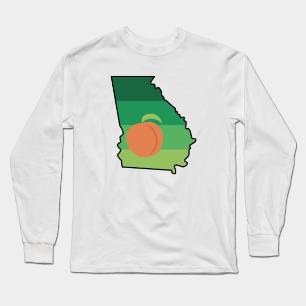 Georgia State Vibes Long Sleeve T-Shirt by dvdnds